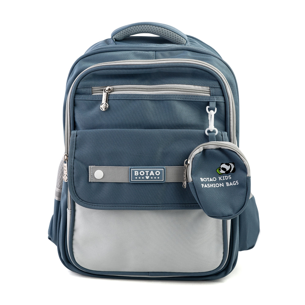 Kids School Backpack 16" - Grey, School Bags, Chase Value, Chase Value