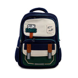 Kids School Backpack 16" - Green, School Bags, Chase Value, Chase Value