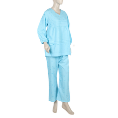 Women's Western Co-Ord Set - Cyan