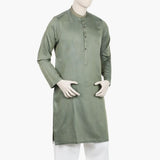 Men's Slim Fit Embroidered Kurta - Green, Men's Kurtas, Chase Value, Chase Value