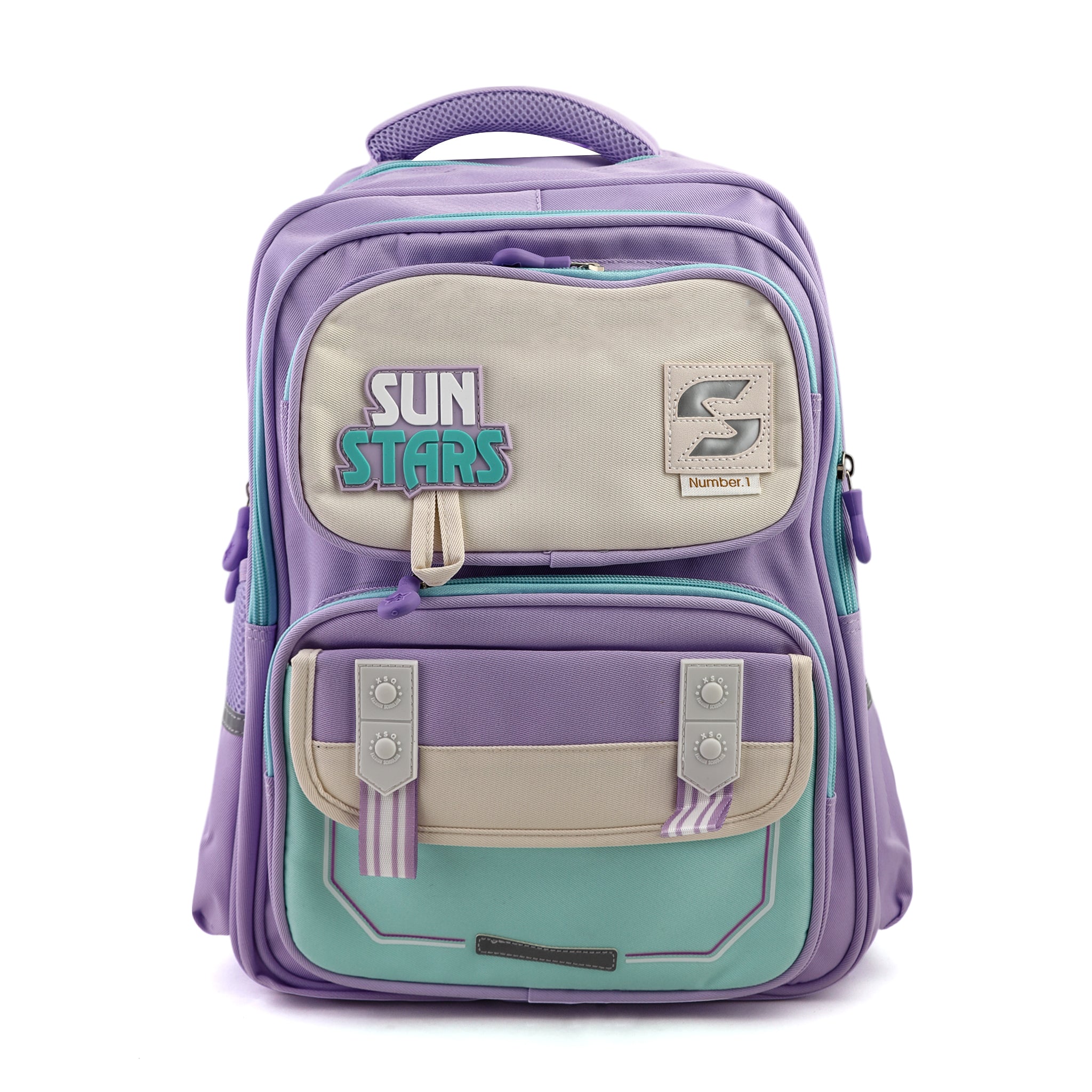 Kids School Backpack 16" - Purple, School Bags, Chase Value, Chase Value