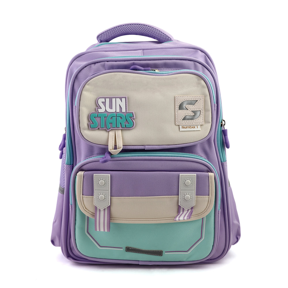 Kids School Backpack 16" - Purple, School Bags, Chase Value, Chase Value
