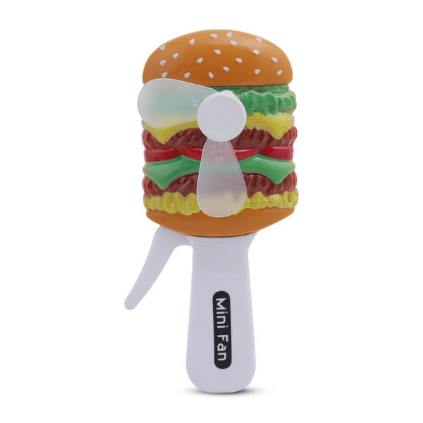 Mini Handheld Fan Designed - Hamburger