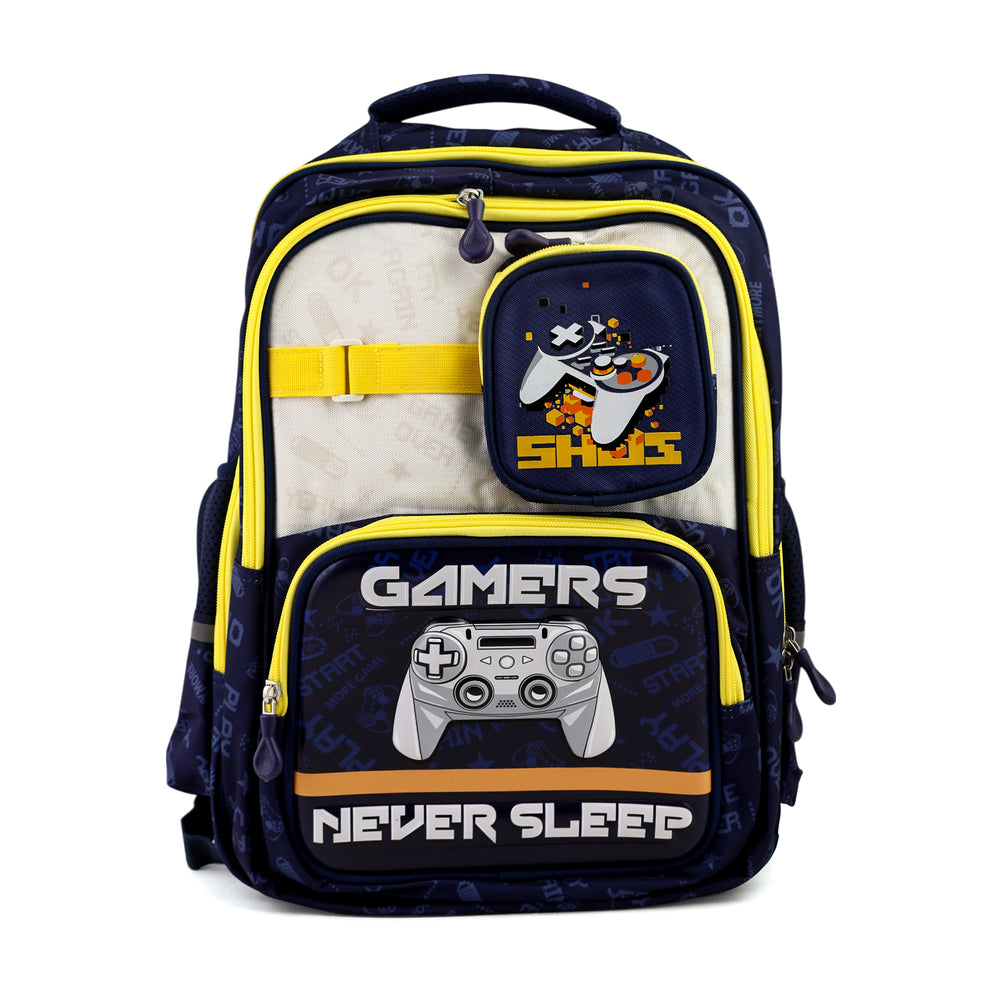 Kids School Backpack 16" - Blue, School Bags, Chase Value, Chase Value