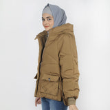 Women's Full Sleeves Jacket - Dark Fawn, Women Sweatshirts & Hoodies, Chase Value, Chase Value