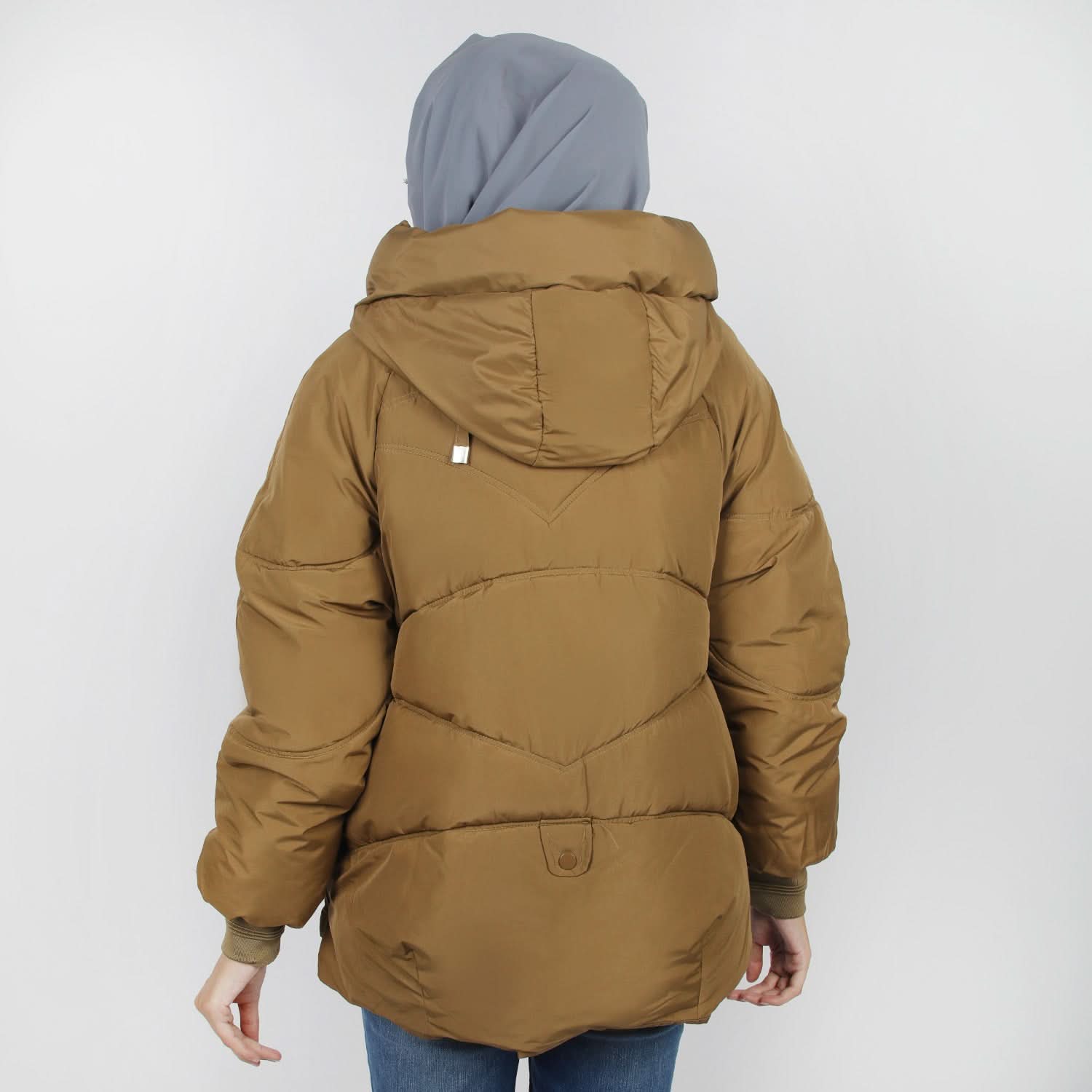 Women's Full Sleeves Jacket - Dark Fawn, Women Sweatshirts & Hoodies, Chase Value, Chase Value