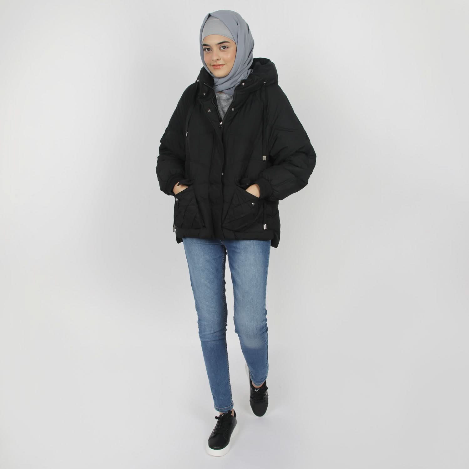 Women's Full Sleeves Jacket - Black, Women Sweatshirts & Hoodies, Chase Value, Chase Value