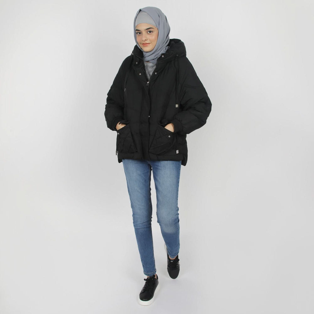 Women's Full Sleeves Jacket - Black, Women Sweatshirts & Hoodies, Chase Value, Chase Value