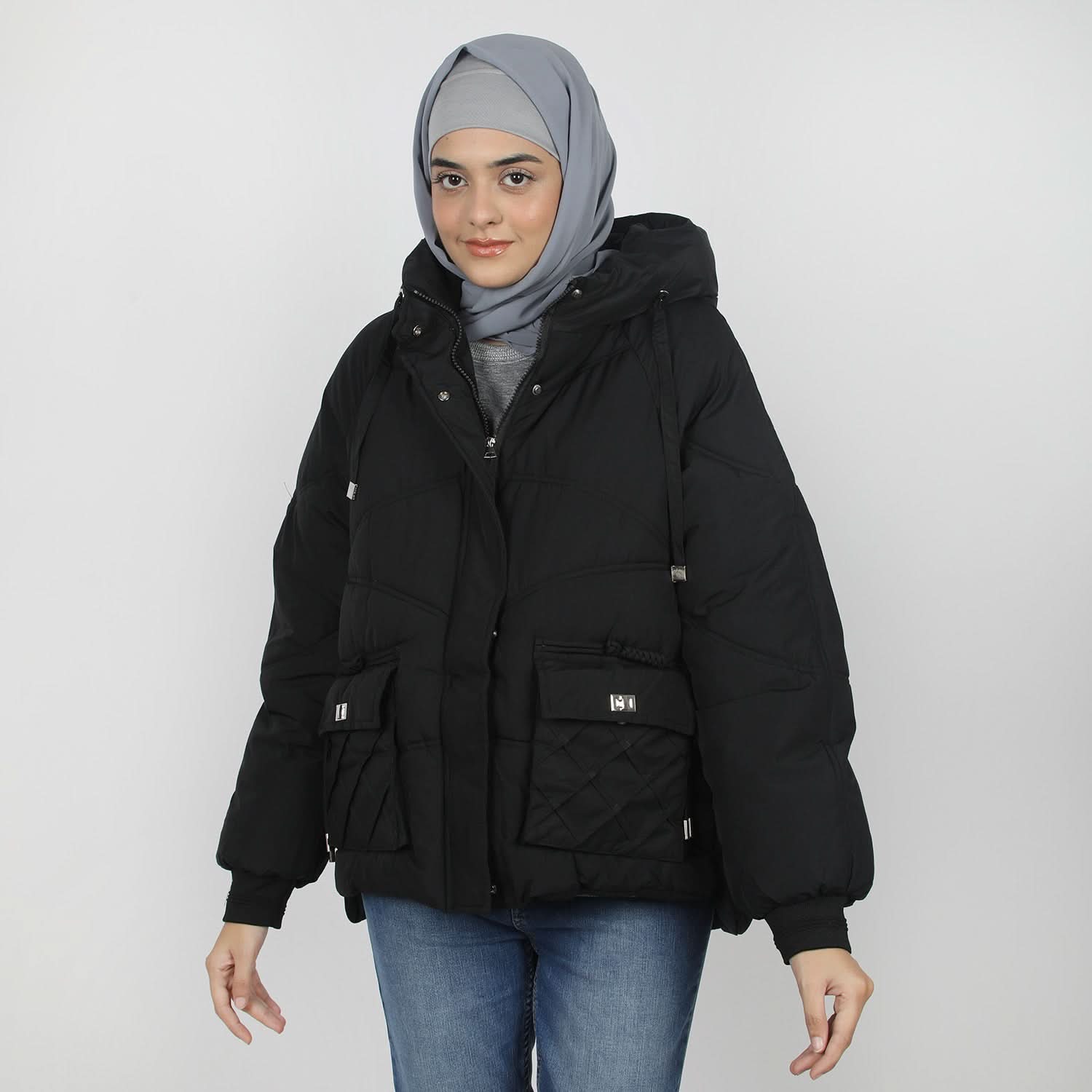 Women's Full Sleeves Jacket - Black, Women Sweatshirts & Hoodies, Chase Value, Chase Value