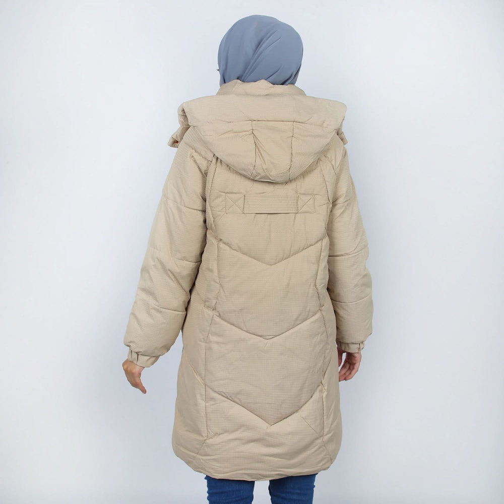 Women's Full Sleeves Jacket - Beige, Women Sweatshirts & Hoodies, Chase Value, Chase Value