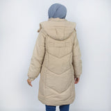 Women's Full Sleeves Jacket - Beige, Women Sweatshirts & Hoodies, Chase Value, Chase Value