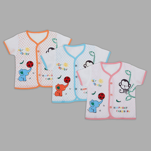 Newborn Boys Summer Vest - Multi Color