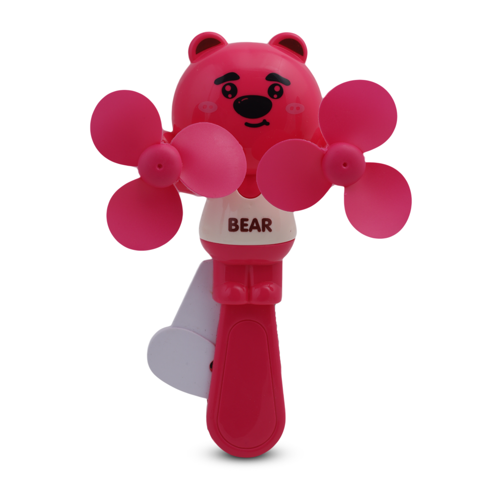 Hand Press Fan Bear, Non Battery Operated Toys, Chase Value, Chase Value