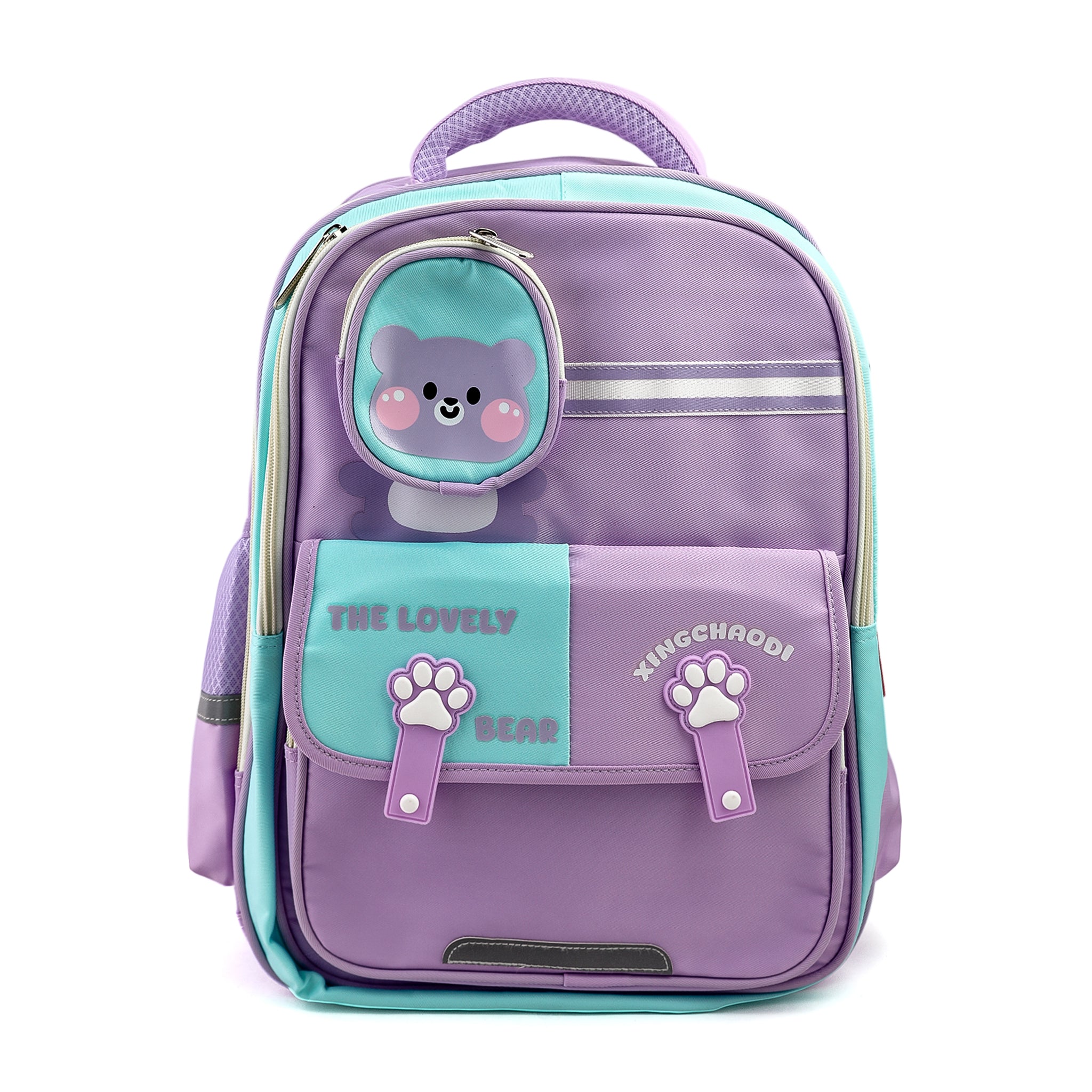 Kids School Backpack 16" - Purple, School Bags, Chase Value, Chase Value