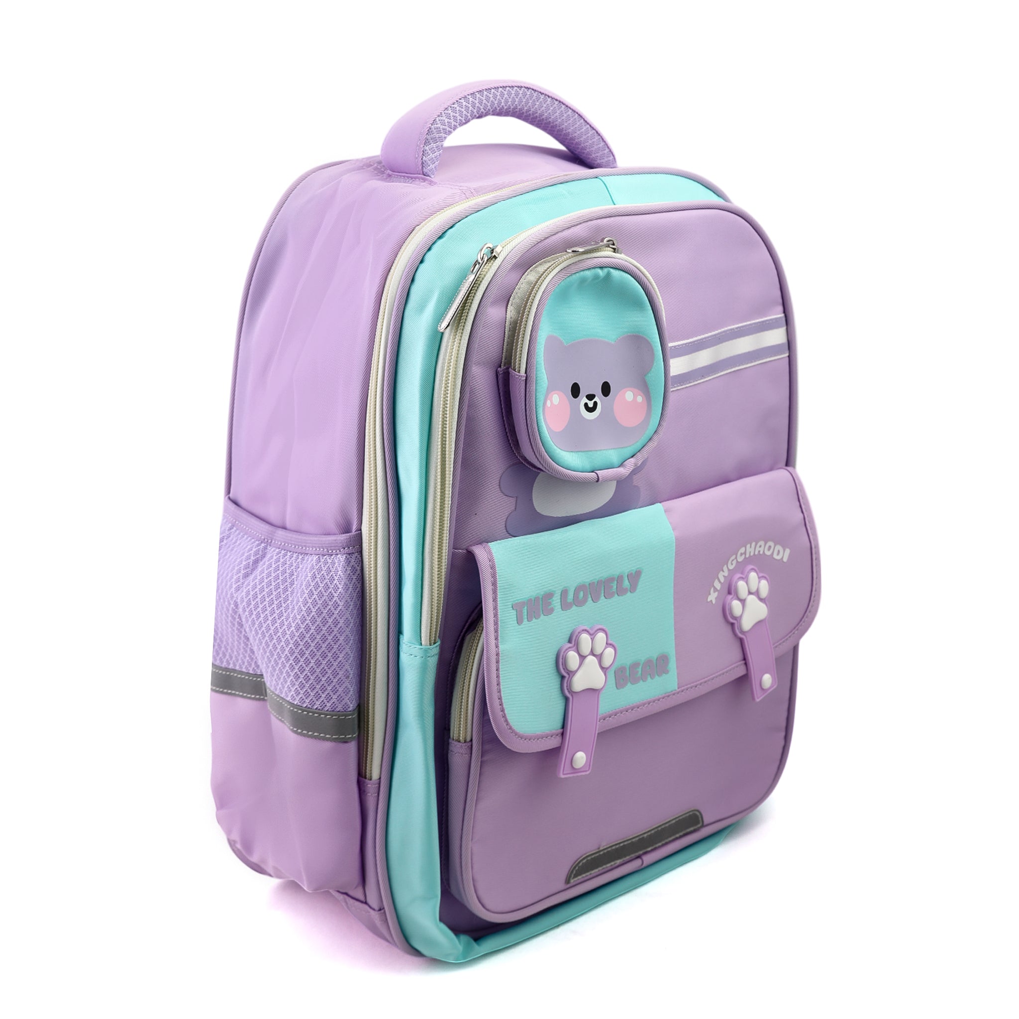 Kids School Backpack 16" - Purple, School Bags, Chase Value, Chase Value