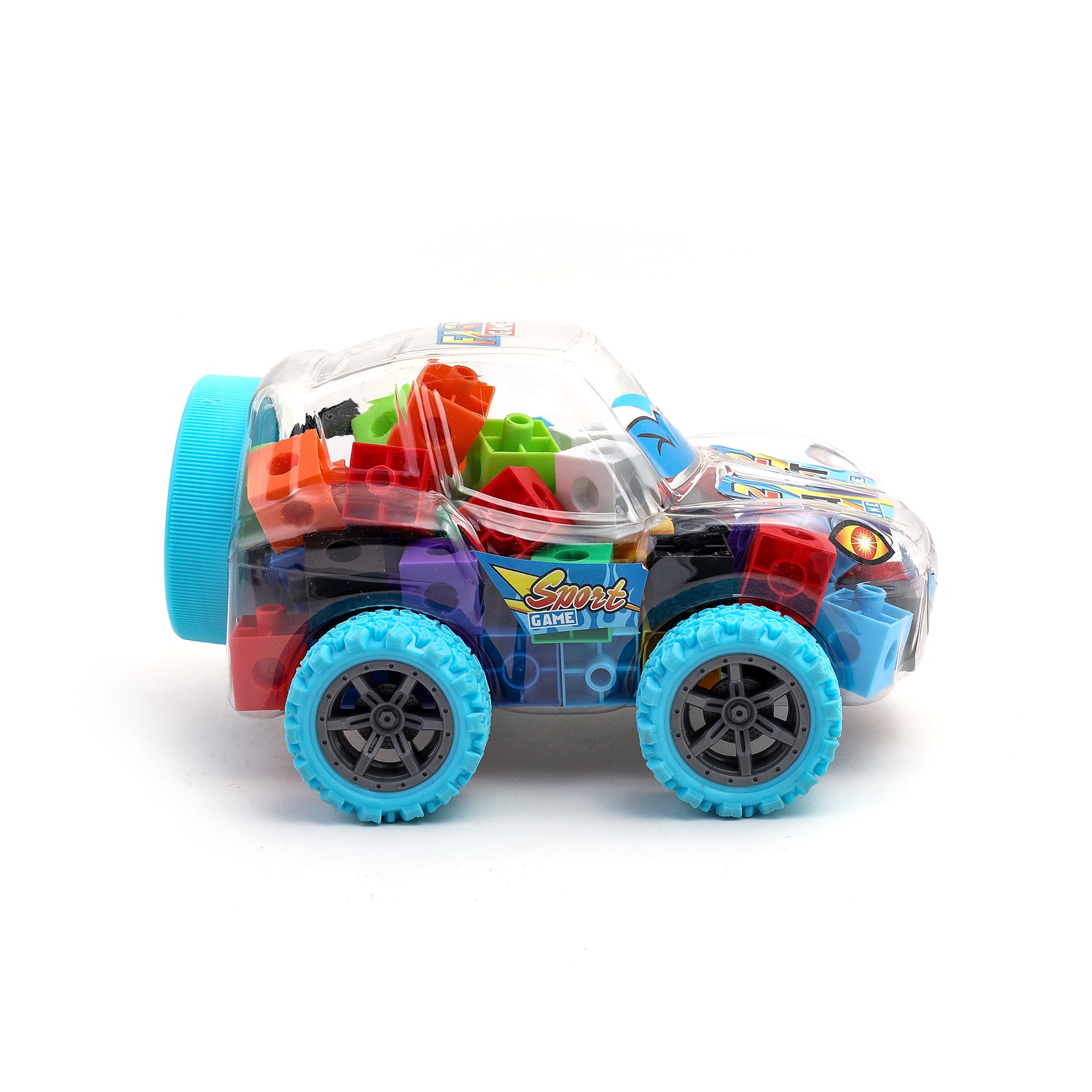 Block Building Jar 66 Pcs, Kids Blocks & Building Toys, Chase Value, Chase Value