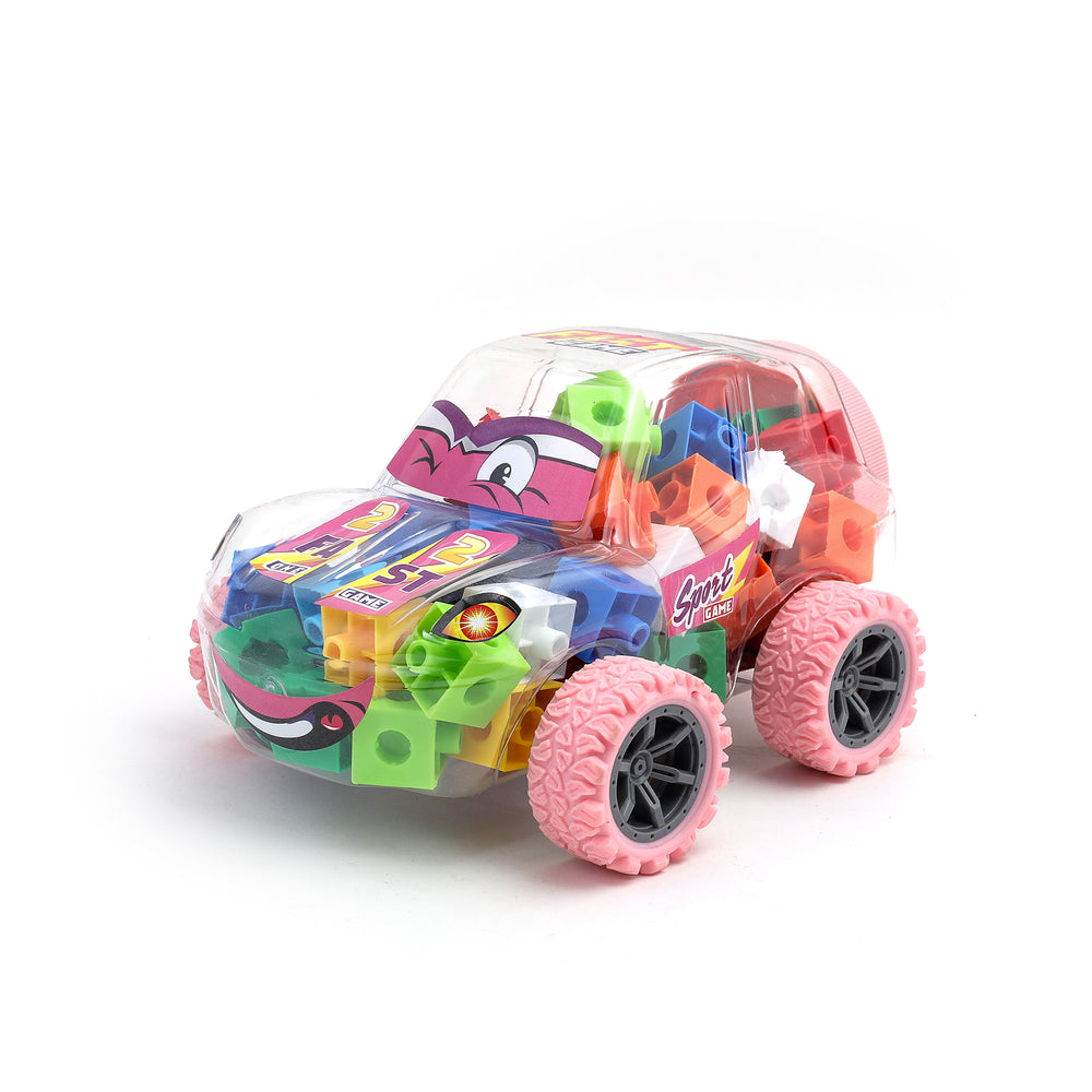 Block Building Jar 66 Pcs, Kids Blocks & Building Toys, Chase Value, Chase Value