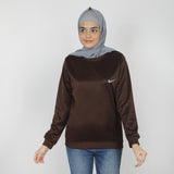 Women's Full Sleeves Sweat Shirt - Coffee, Women Sweatshirts & Hoodies, Chase Value, Chase Value