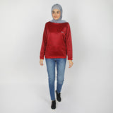 Women's Full Sleeves Sweat Shirt - Light Maroon, Women Sweatshirts & Hoodies, Chase Value, Chase Value