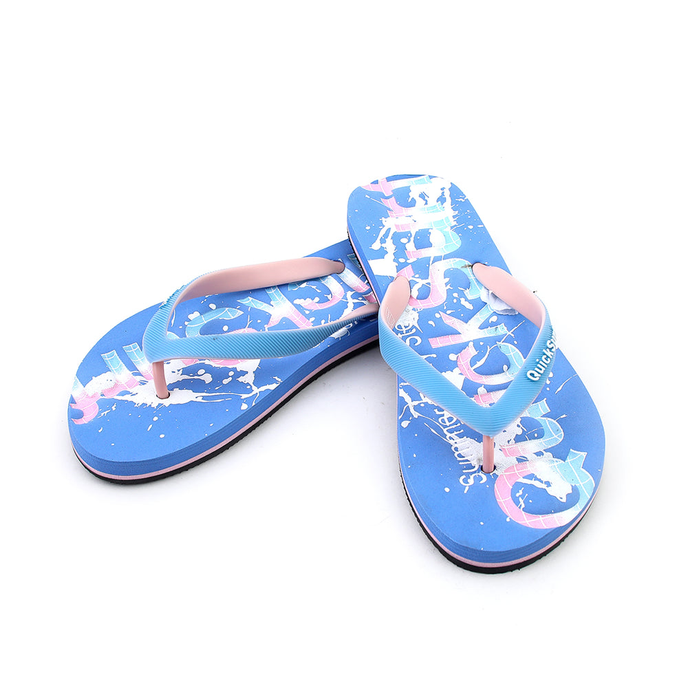 Women's Original Quick Surf Flip Flop Slipper - Blue, Women Slippers, Chase Value, Chase Value