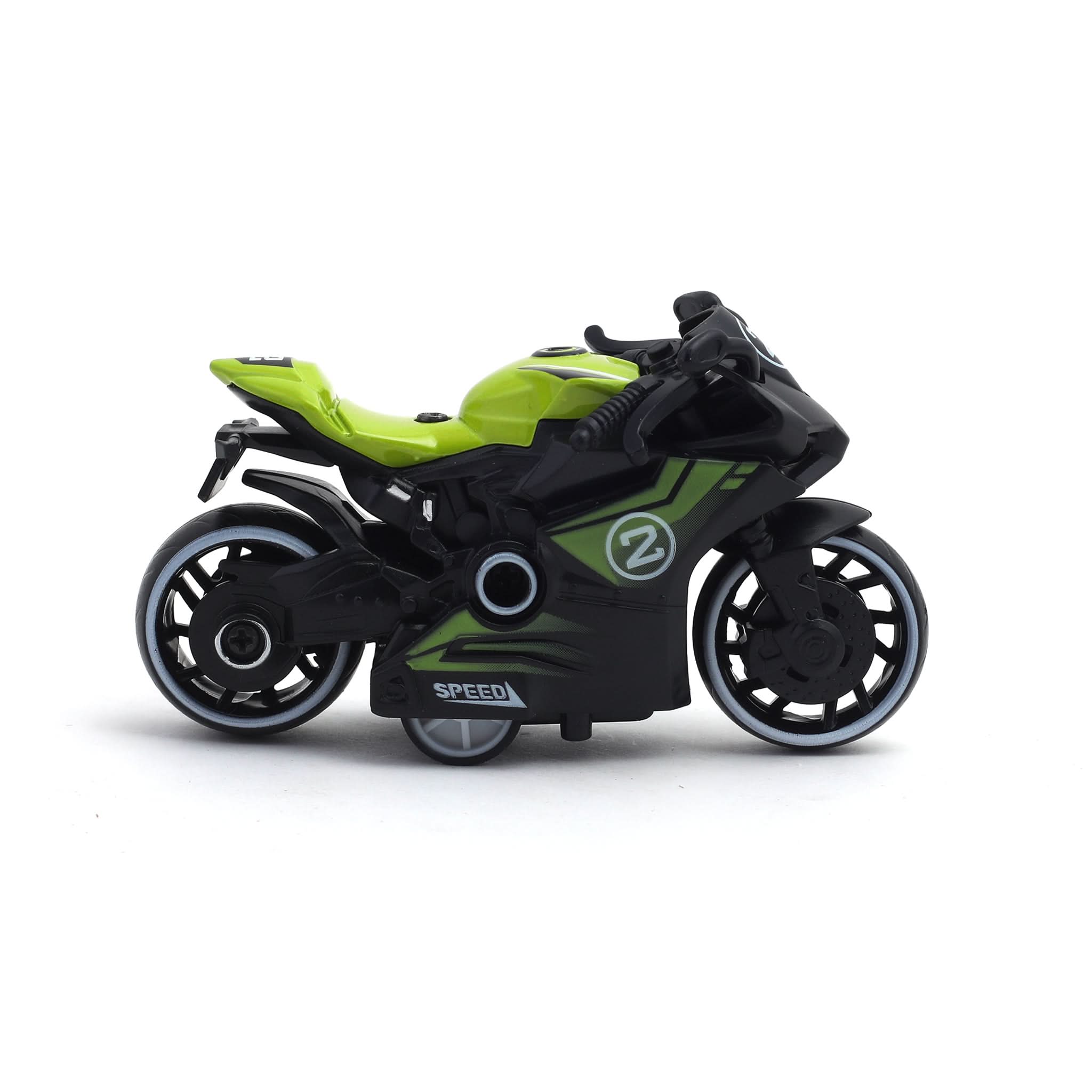 Die-Cast Bike Alloy Plastic Pull Back Toy for Kids, Die-cast Model Car, Chase Value, Chase Value