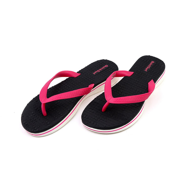 Women's Original Quick Surf Flip Flop Slipper - Black
