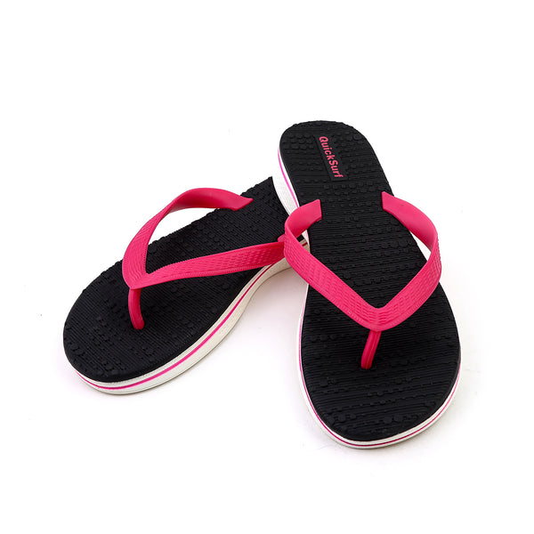 Women's Original Quick Surf Flip Flop Slipper - Black