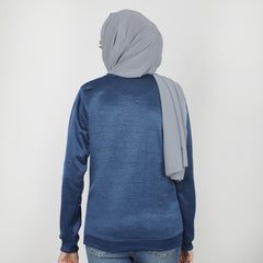 Women's Full Sleeves Sweat Shirt - Royal Blue