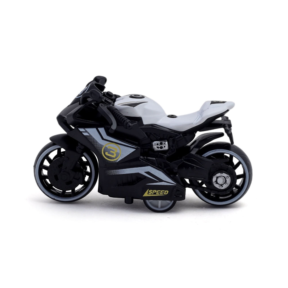 Die-Cast Bike Alloy Plastic Pull Back Toy for Kids, Die-cast Model Car, Chase Value, Chase Value
