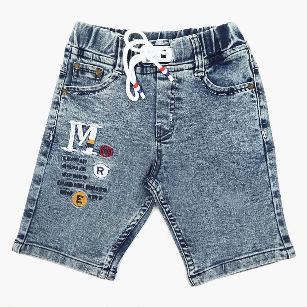 Boys Short Denim - Mid Blue, Boys Shorts, Chase Value, Chase Value