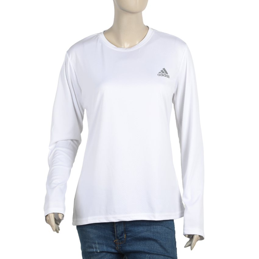 Women's Full Sleeves T-Shirt - White