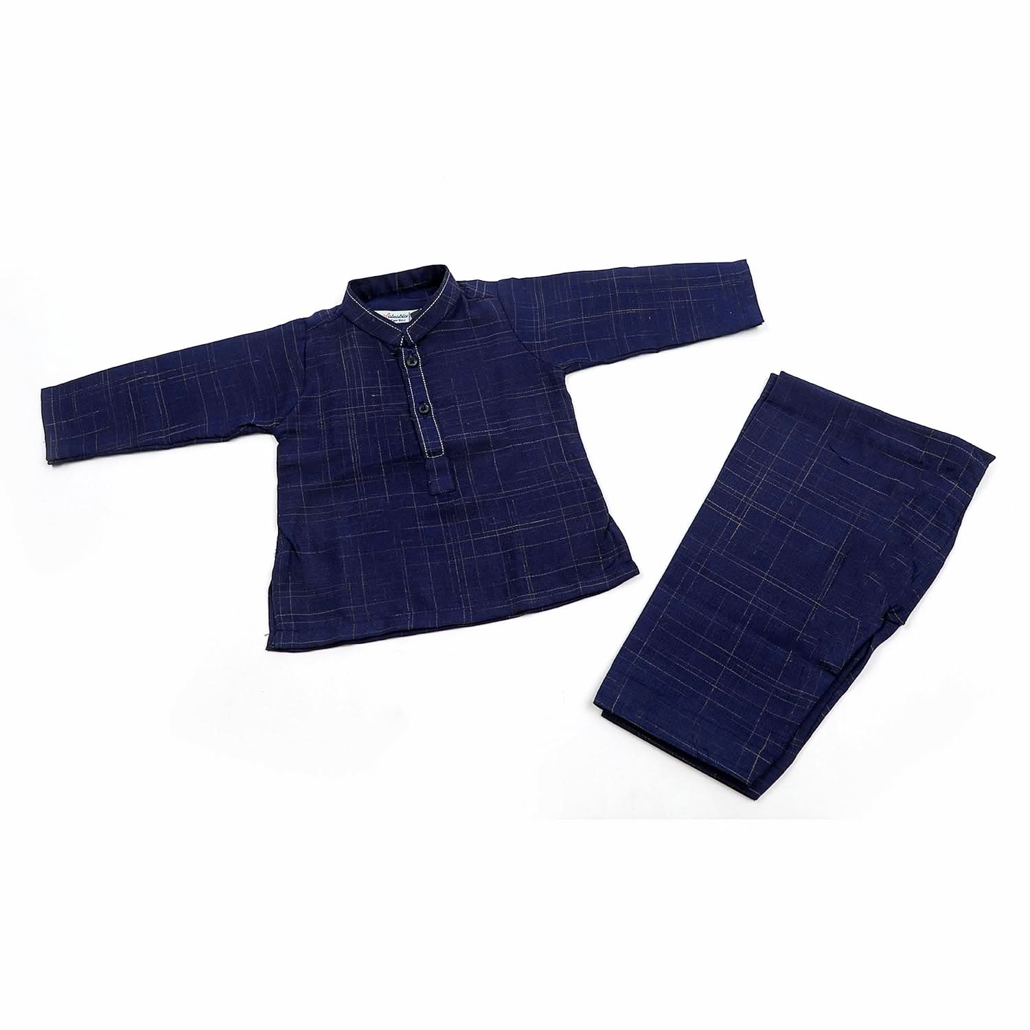 Newborn Fancy Shalwar Suit - Navy Blue, Newborn Boys Shalwar Suits, Chase Value, Chase Value
