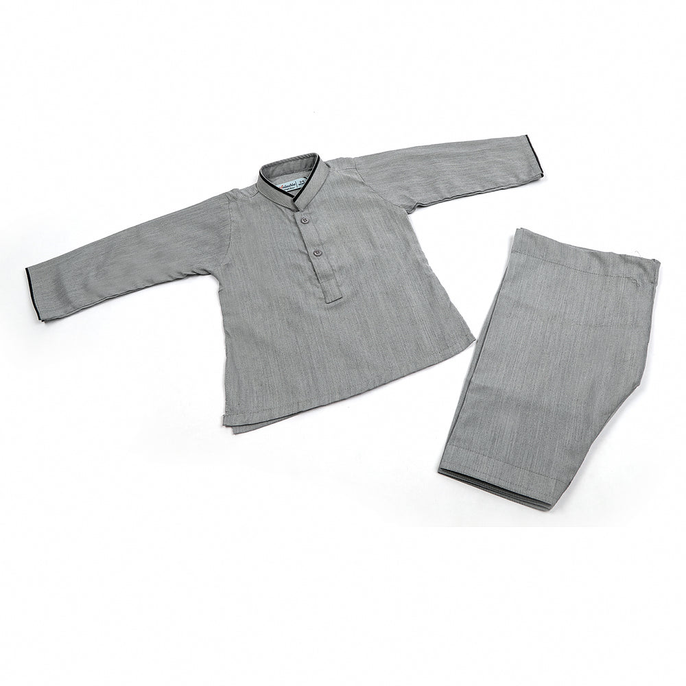 Newborn Fancy Shalwar Suit - Grey, Newborn Boys Shalwar Suits, Chase Value, Chase Value