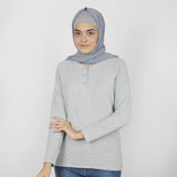 Eminent Women's Full Sleeves T-Shirt - Grey, Women T-Shirts & Tops, Eminent, Chase Value