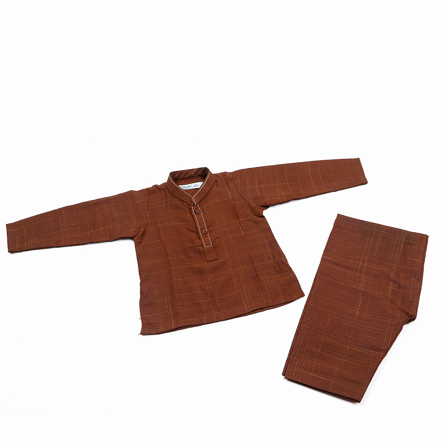 Newborn Fancy Shalwar Suit - Brown, Newborn Boys Shalwar Suits, Chase Value, Chase Value