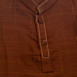 Newborn Fancy Shalwar Suit - Brown, Newborn Boys Shalwar Suits, Chase Value, Chase Value