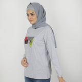 Eminent Women's Full Sleeves T-Shirt - Ash Grey, Women T-Shirts & Tops, Eminent, Chase Value