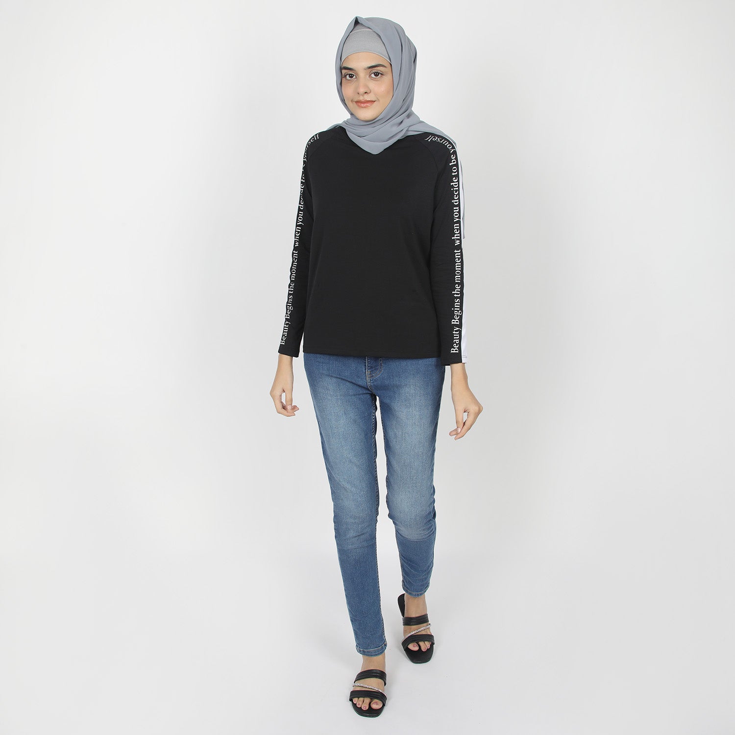 Eminent Women's Full Sleeves T-Shirt - Black, Women T-Shirts & Tops, Eminent, Chase Value