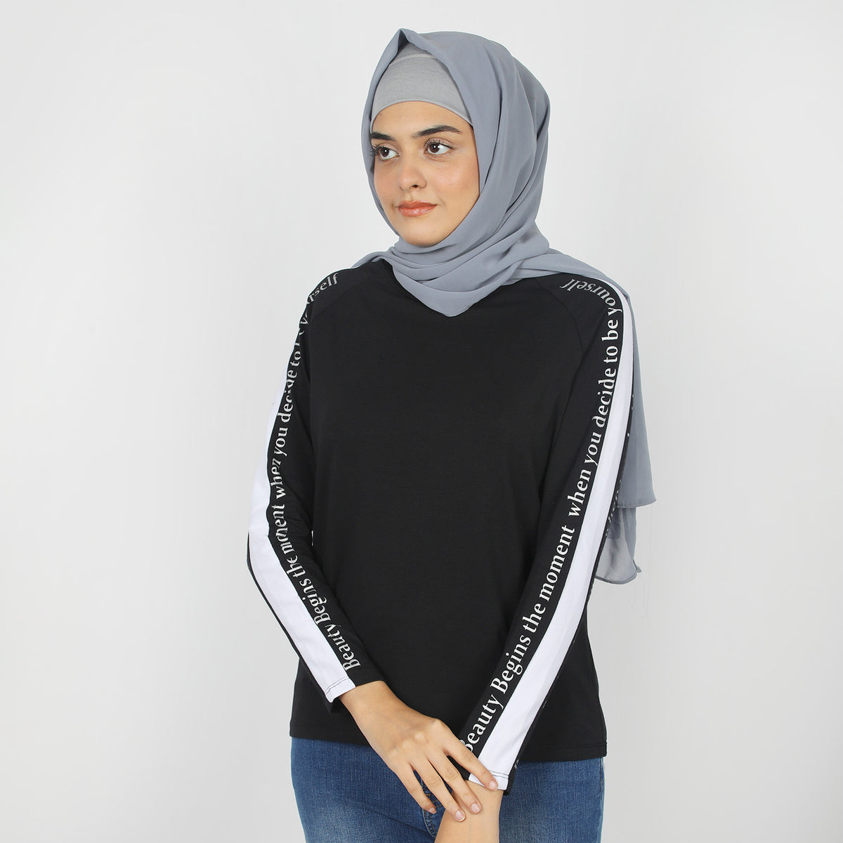 Eminent Women's Full Sleeves T-Shirt - Black, Women T-Shirts & Tops, Eminent, Chase Value