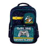 Kids School Backpack 16" - Green, School Bags, Chase Value, Chase Value