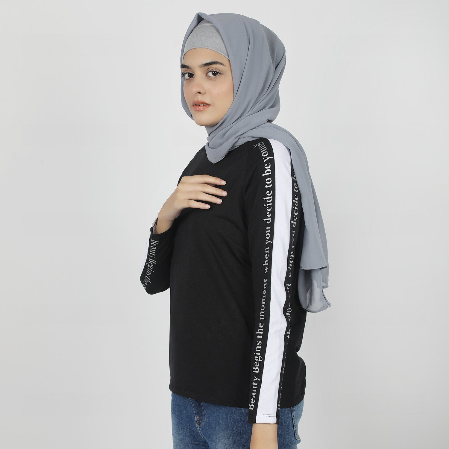 Eminent Women's Full Sleeves T-Shirt - Black, Women T-Shirts & Tops, Eminent, Chase Value