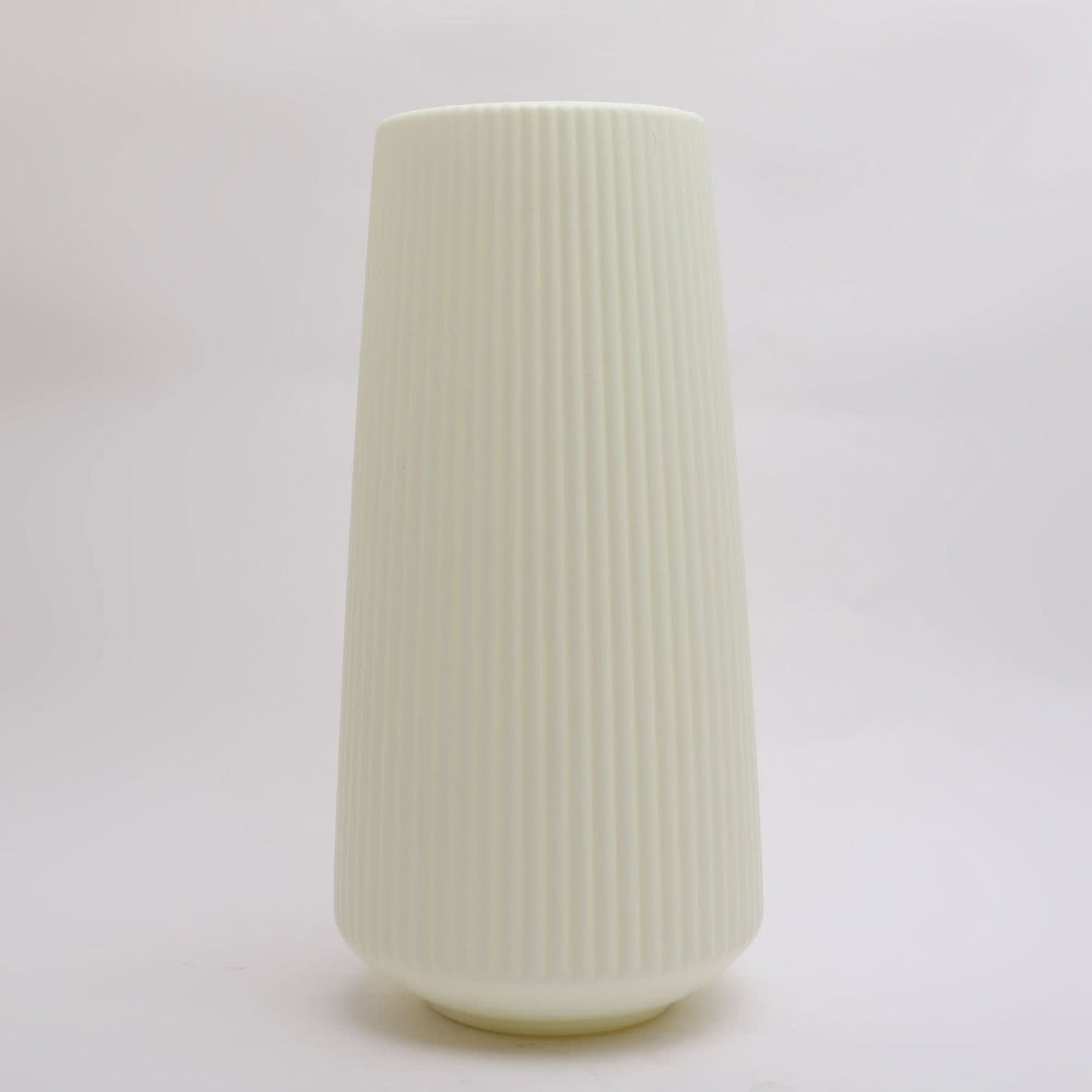 Solid Minimalistic Striped Flower Vase for Home, Decoration, Chase Value, Chase Value