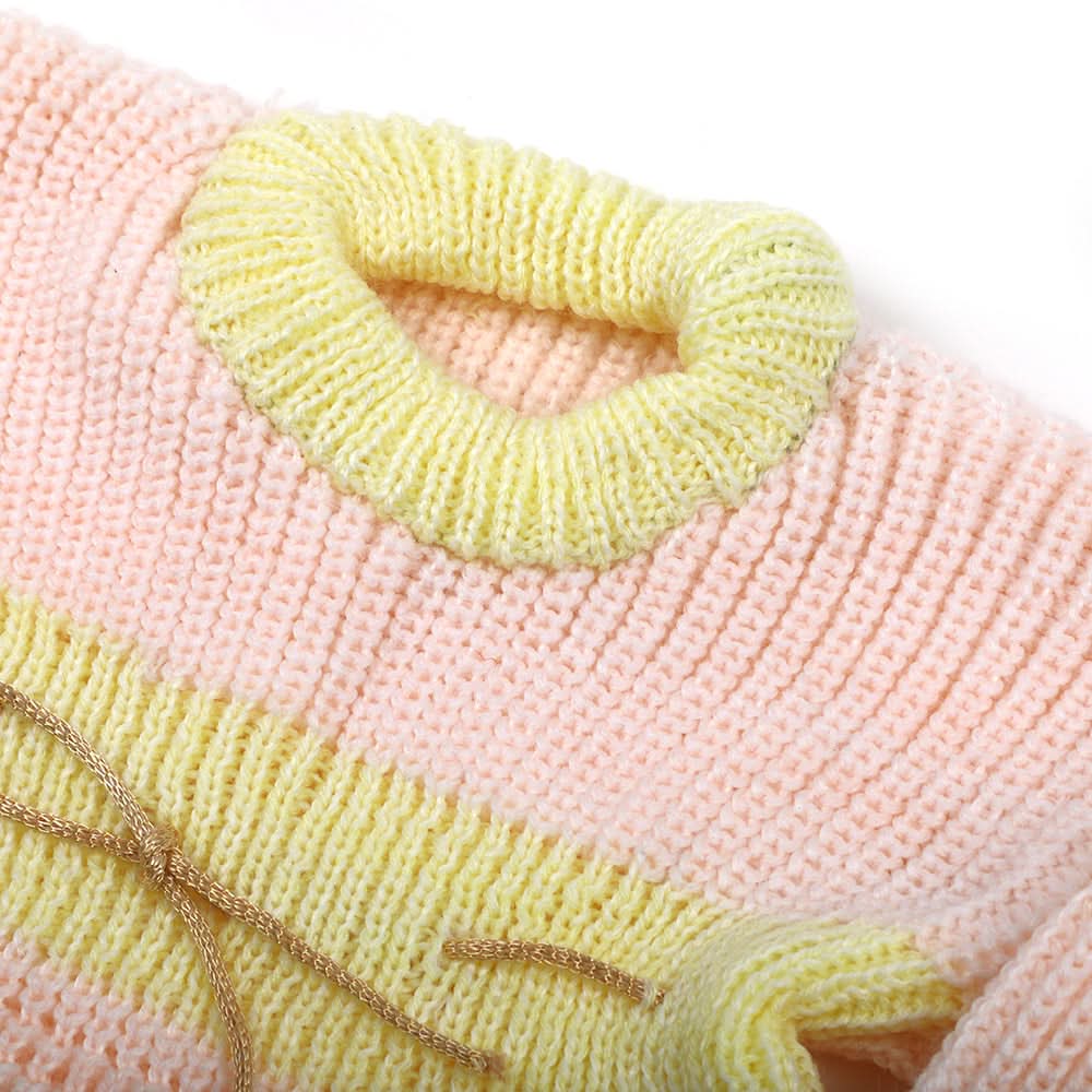 Newborn Girls Woolen Suits - Peach, Newborn Girls Sets & Suits, Chase Value, Chase Value