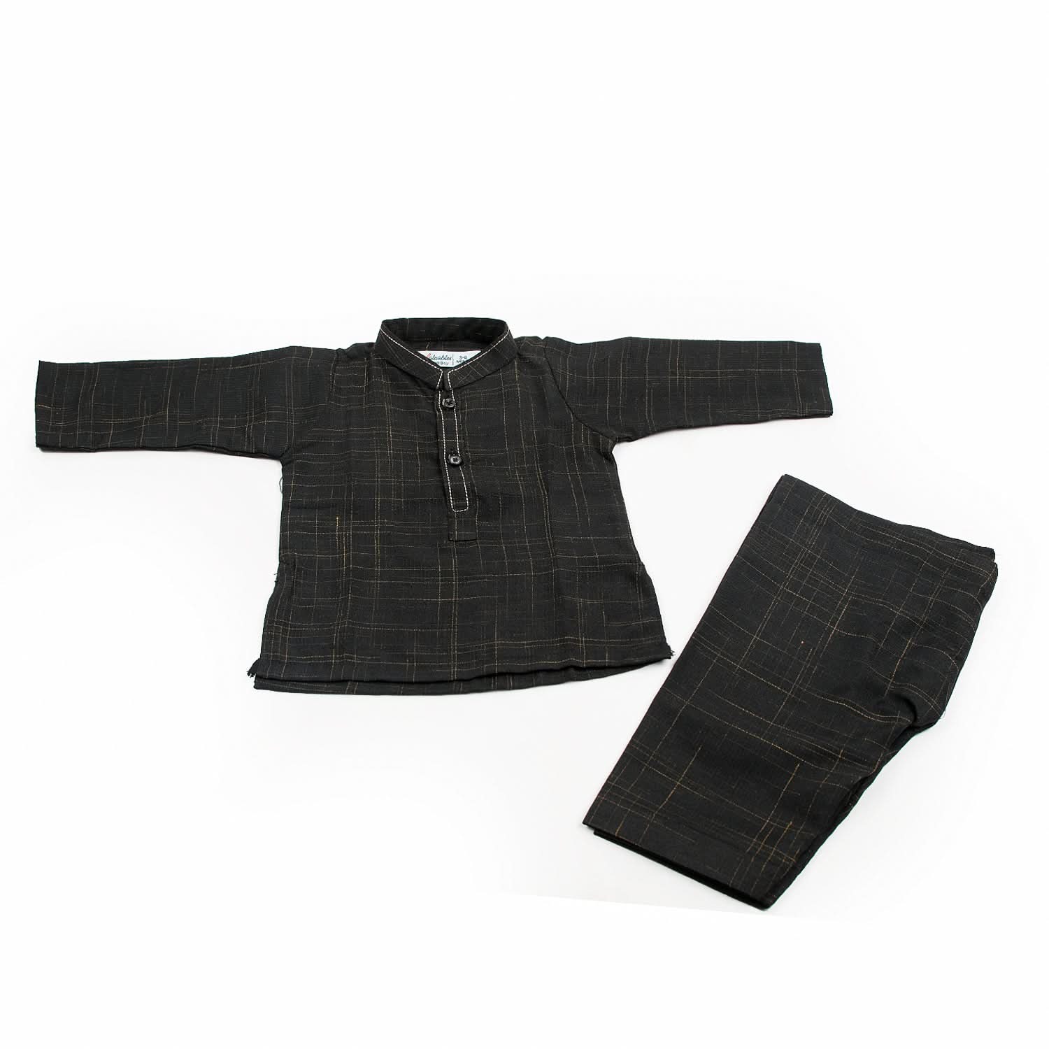 Newborn Fancy Shalwar Suit - Black, Newborn Boys Shalwar Suits, Chase Value, Chase Value