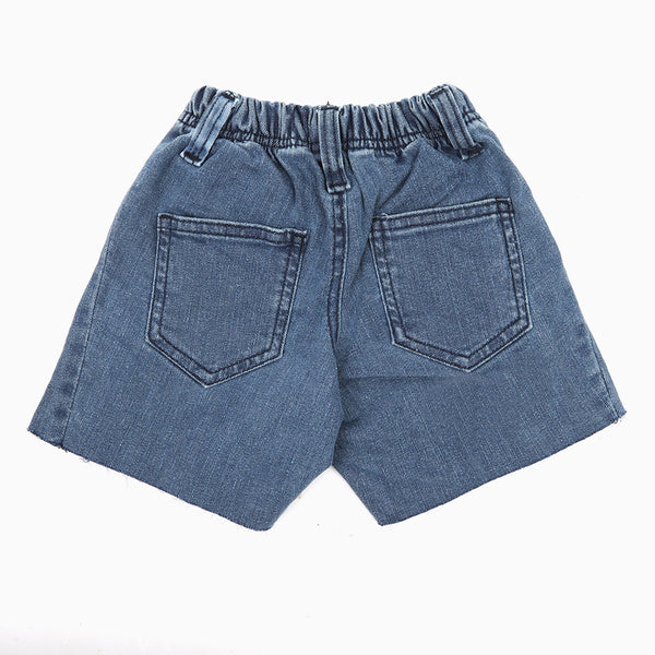 Eminent Girls Denim Short - Blue