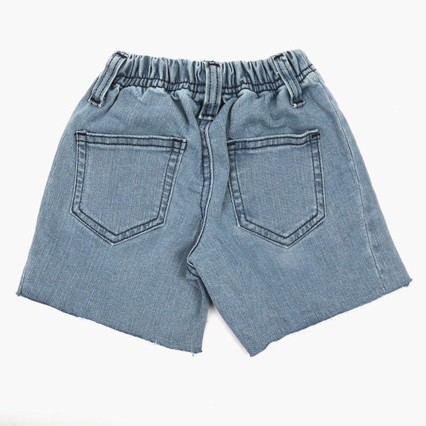 Eminent Girls Denim Short - Light Blue