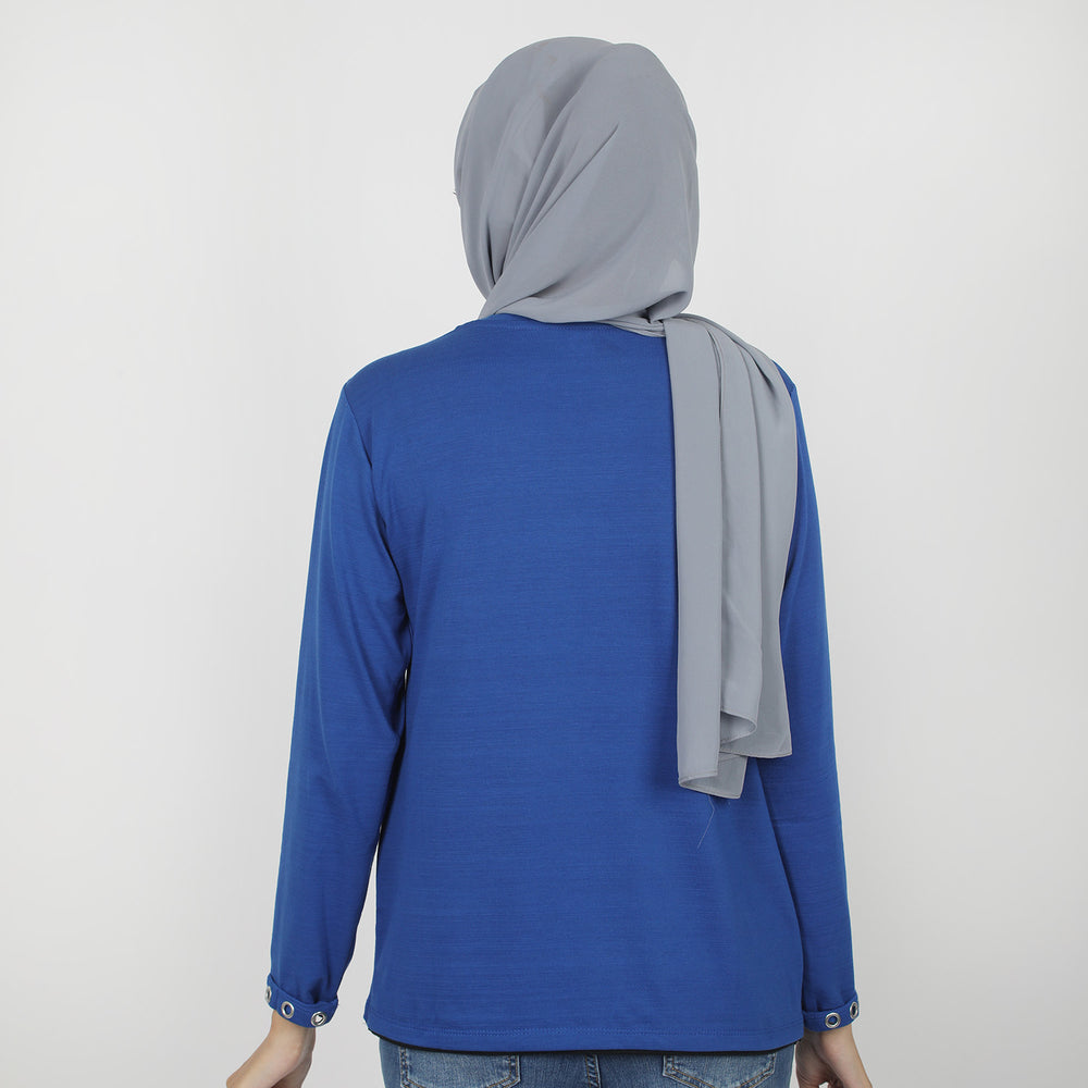 Eminent Women's Full Sleeves T-Shirt - Royal Blue, Women T-Shirts & Tops, Eminent, Chase Value