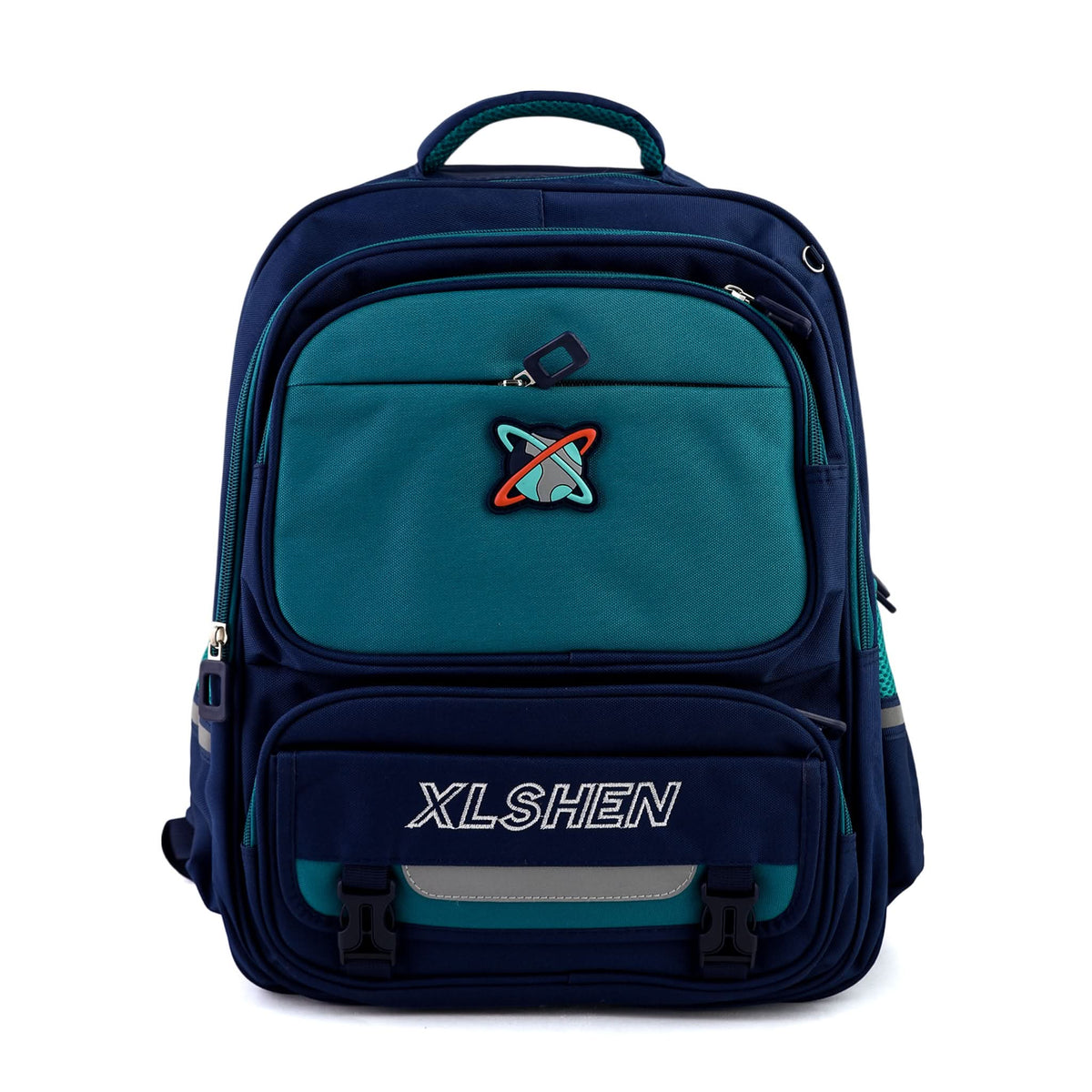 Kids School Backpack 16" - Green, School Bags, Chase Value, Chase Value