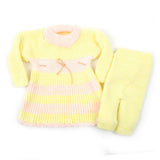 Newborn Girls Woolen Suits - Lemon, Newborn Girls Sets & Suits, Chase Value, Chase Value