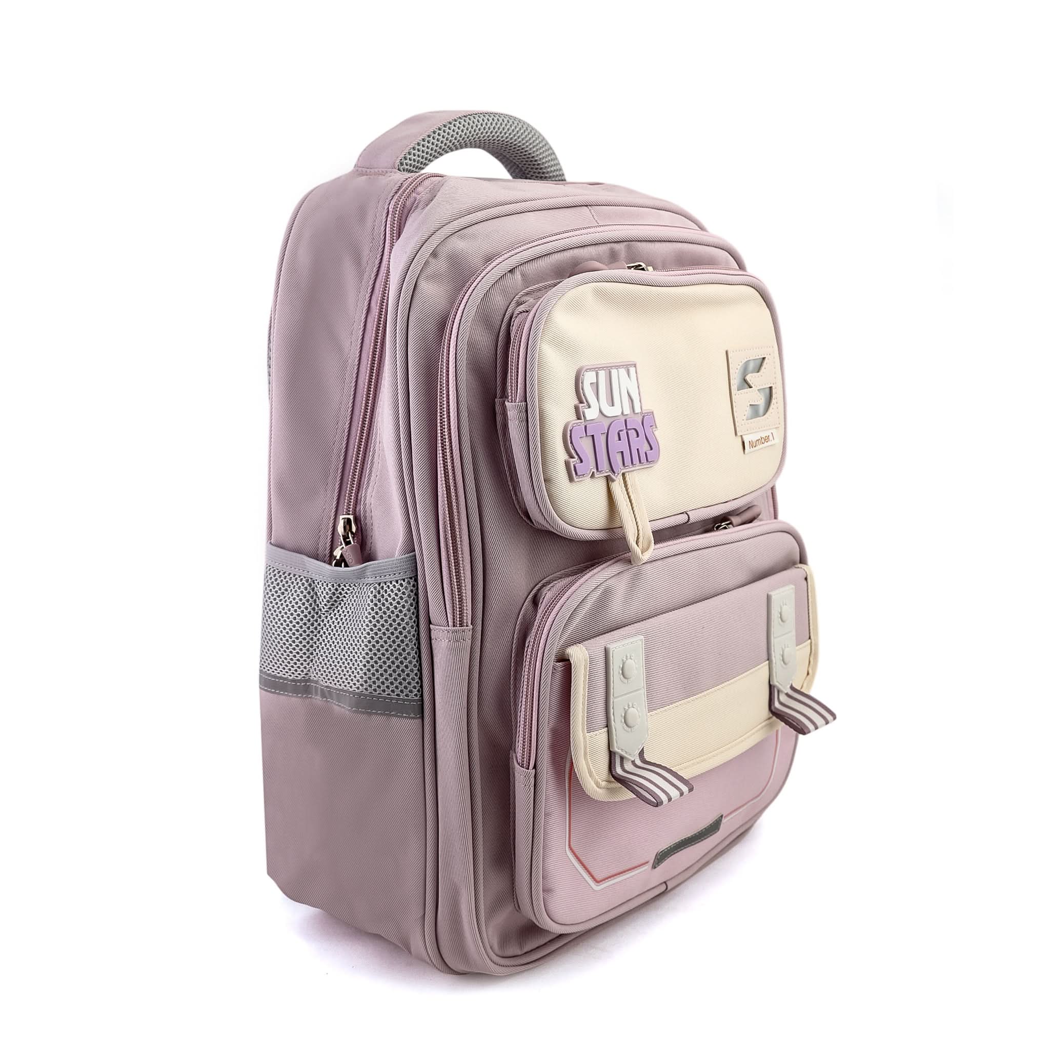 Kids School Backpack 16" - Light Purple, School Bags, Chase Value, Chase Value